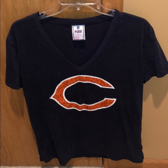 Pink Victoria S Secret Tops Vs Pink Chicago Bears Tee Poshmark